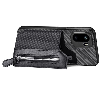 Carbon Fiber Horizontal Flip Zipper Wallet Phone Case, For OnePlus Ace 6 / 6T / 15R, For OnePlus 15, For OnePlus Nord CE 3 Lite, For OnePlus Nord CE 2 Lite 5G