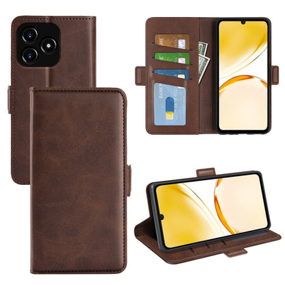 Dual-side Magnetic Buckle Horizontal Flip Leather Phone Case, For Realme Narzo N53 / C53
