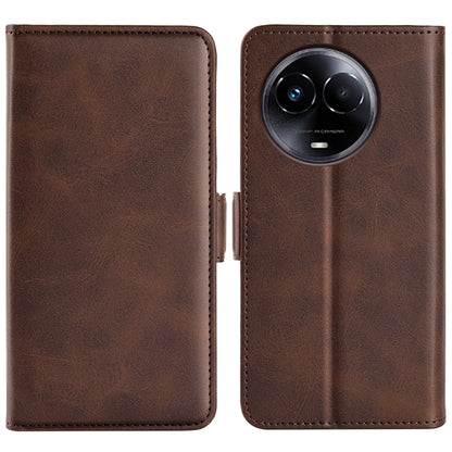 Dual-side Magnetic Buckle Horizontal Flip Leather Phone Case, For Realme 11X, For Realme C65 4G, For Realme C85 5G / 15x 5G, For Realme 15 5G / 15 Pro 5G