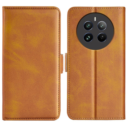 Dual-side Magnetic Buckle Horizontal Flip Leather Phone Case, For Realme 12 5G, For Realme 12+ 5G, For Realme 12 Pro+, For Realme C67 5G