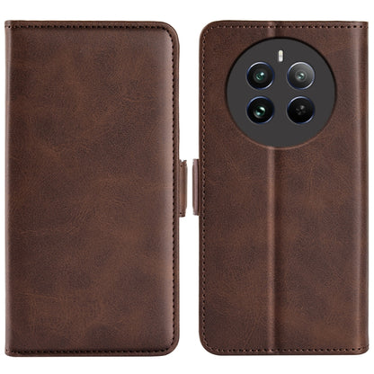 Dual-side Magnetic Buckle Horizontal Flip Leather Phone Case, For Realme 12 5G, For Realme 12+ 5G, For Realme 12 Pro+, For Realme C67 5G
