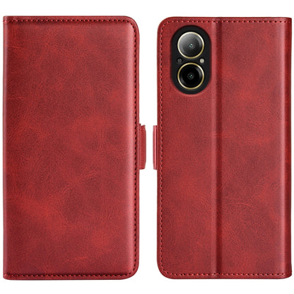 Dual-side Magnetic Buckle Horizontal Flip Leather Phone Case, For Realme 12 5G, For Realme 12+ 5G, For Realme 12 Pro+, For Realme C67 5G