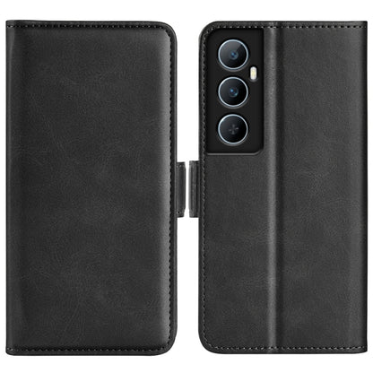 Dual-side Magnetic Buckle Horizontal Flip Leather Phone Case, For Realme 11X, For Realme C65 4G, For Realme C85 5G / 15x 5G, For Realme 15 5G / 15 Pro 5G