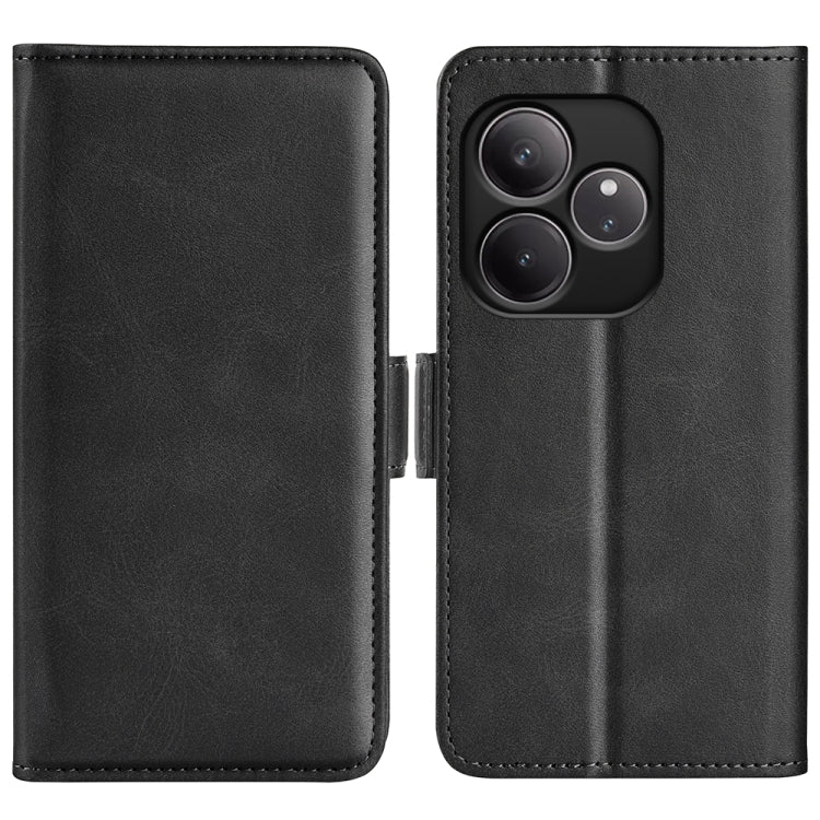 Dual-side Magnetic Buckle Horizontal Flip Leather Phone Case, For Realme 13+ 5G, For Realme 13 Pro 5G, For Realme GT 6 5G, For Realme C63