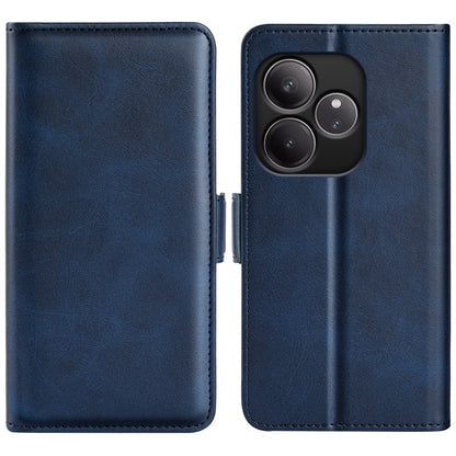 Dual-side Magnetic Buckle Horizontal Flip Leather Phone Case, For Realme 13+ 5G, For Realme 13 Pro 5G, For Realme GT 6 5G, For Realme C63