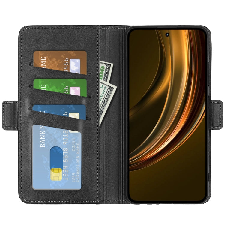 Dual-side Magnetic Buckle Horizontal Flip Leather Phone Case, For Realme 13+ 5G, For Realme 13 Pro 5G, For Realme GT 6 5G, For Realme C63