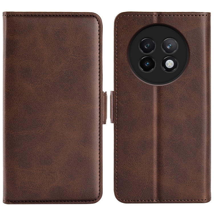 Dual-side Magnetic Buckle Horizontal Flip Leather Phone Case, For Realme 13+ 5G, For Realme 13 Pro 5G, For Realme GT 6 5G, For Realme C63
