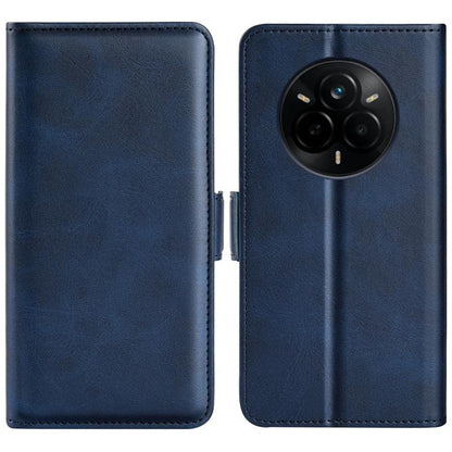 Dual-side Magnetic Buckle Horizontal Flip Leather Phone Case, For Realme 14 Pro 5G, For Realme 14X 5G, For Realme C75, For Realme GT 7 Pro 5G