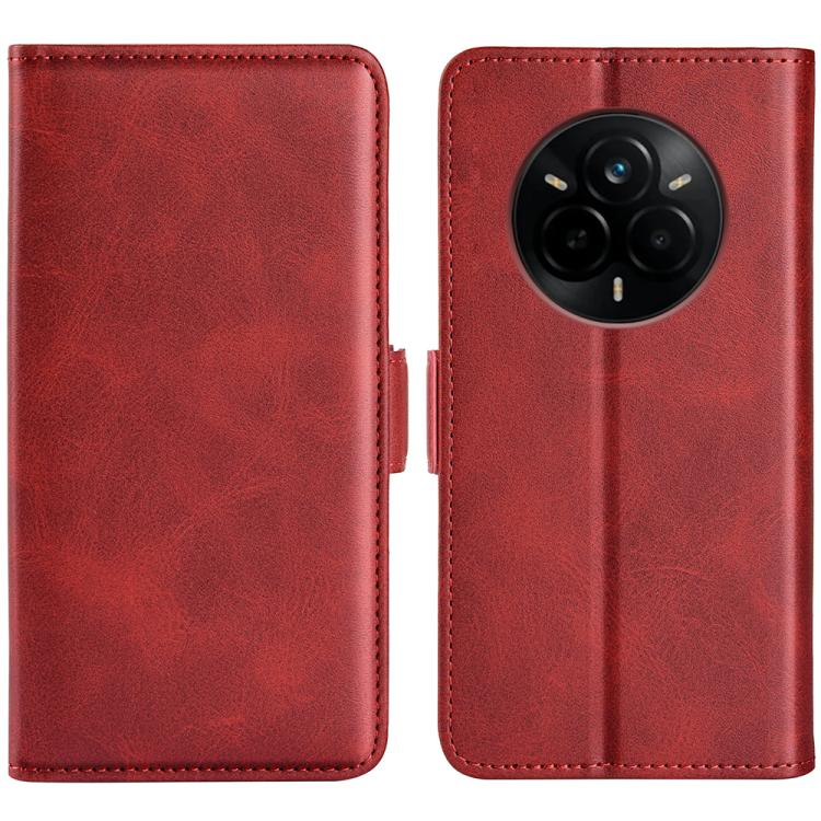 Dual-side Magnetic Buckle Horizontal Flip Leather Phone Case, For Realme 14 Pro 5G, For Realme 14X 5G, For Realme C75, For Realme GT 7 Pro 5G