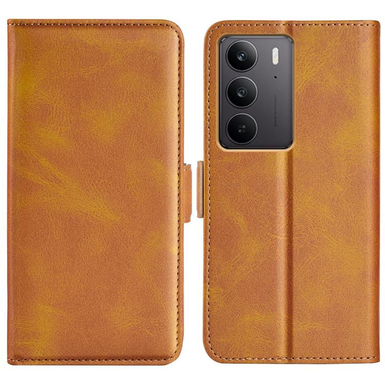 Dual-side Magnetic Buckle Horizontal Flip Leather Phone Case, For Realme 14 Pro 5G, For Realme 14X 5G, For Realme C75, For Realme GT 7 Pro 5G