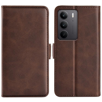 Dual-side Magnetic Buckle Horizontal Flip Leather Phone Case, For Realme 14 Pro 5G, For Realme 14X 5G, For Realme C75, For Realme GT 7 Pro 5G