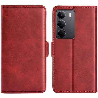 Dual-side Magnetic Buckle Horizontal Flip Leather Phone Case, For Realme 14 Pro 5G, For Realme 14X 5G, For Realme C75, For Realme GT 7 Pro 5G
