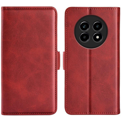 Dual-side Magnetic Buckle Horizontal Flip Leather Phone Case, For Realme 13+ 5G, For Realme 13 Pro 5G, For Realme GT 6 5G, For Realme C63
