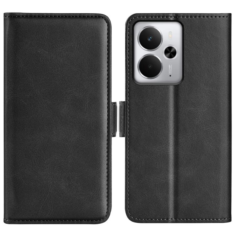 Dual-side Magnetic Buckle Horizontal Flip Leather Phone Case, For Realme C85 Pro 4G, For Realme 15T, For Realme C71 4G, For Realme 14 5G