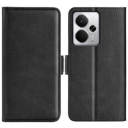 Dual-side Magnetic Buckle Horizontal Flip Leather Phone Case, For Realme C85 Pro 4G, For Realme 15T, For Realme C71 4G, For Realme 14 5G