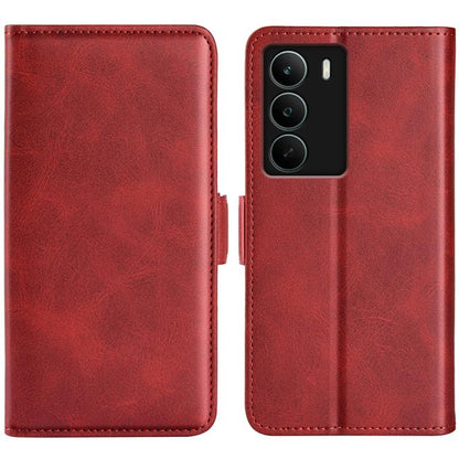 Dual-side Magnetic Buckle Horizontal Flip Leather Phone Case, For Realme C85 Pro 4G, For Realme 15T, For Realme C71 4G, For Realme 14 5G