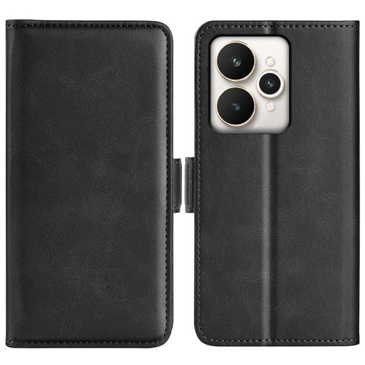 Dual-side Magnetic Buckle Horizontal Flip Leather Phone Case, For Realme 11X, For Realme C65 4G, For Realme C85 5G / 15x 5G, For Realme 15 5G / 15 Pro 5G