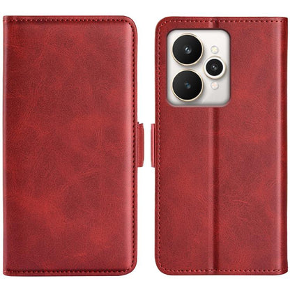 Dual-side Magnetic Buckle Horizontal Flip Leather Phone Case, For Realme 11X, For Realme C65 4G, For Realme C85 5G / 15x 5G, For Realme 15 5G / 15 Pro 5G