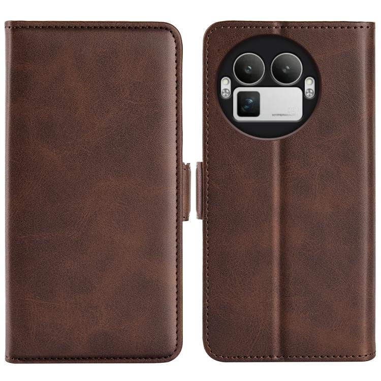 Dual-side Magnetic Buckle Horizontal Flip Leather Phone Case, For Realme 16 5G, For Realme 16 Pro+ 5G, For Realme 16 Pro 5G, For Realme GT 8 Pro 5G Global