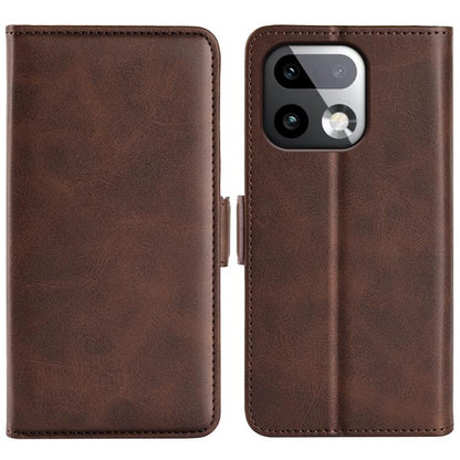 Dual-side Magnetic Buckle Horizontal Flip Leather Phone Case, For Realme 16 5G, For Realme 16 Pro+ 5G, For Realme 16 Pro 5G, For Realme GT 8 Pro 5G Global