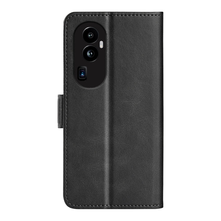 Dual-side Magnetic Buckle Horizontal Flip Leather Phone Case, For OPPO Reno10 Pro+