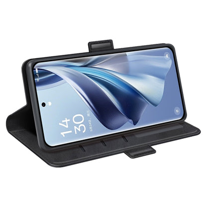 Dual-side Magnetic Buckle Horizontal Flip Leather Phone Case, For OPPO Reno10 Pro+