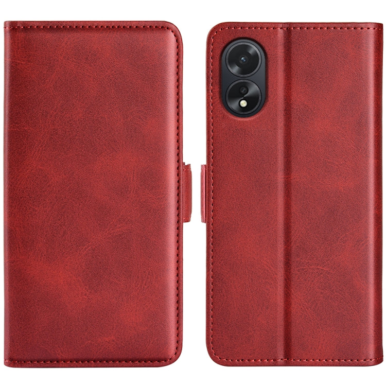 Dual-side Magnetic Buckle Horizontal Flip Leather Phone Case, For OPPO A3 Pro 5G China, For OPPO Reno11 F 5G, For OPPO Reno11 5G Global, For OPPO A38
