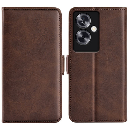 Dual-side Magnetic Buckle Horizontal Flip Leather Phone Case, For OPPO A79, For OPPO Reno14 Pro 5G Global, For OPPO Reno14 5G Global, For OPPO F29 Pro 5G
