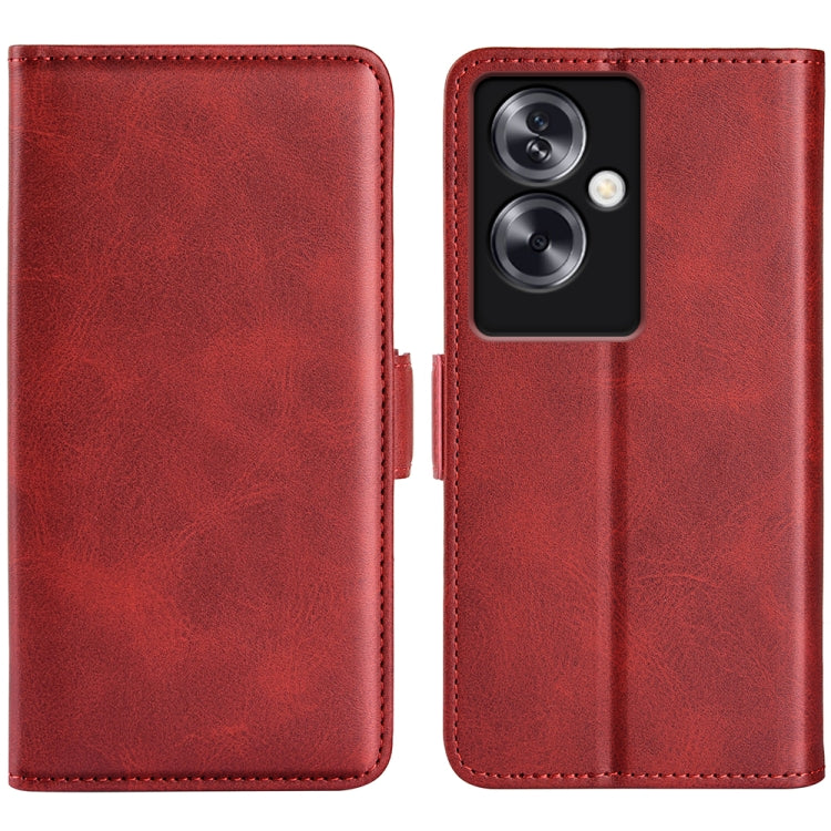 Dual-side Magnetic Buckle Horizontal Flip Leather Phone Case, For OPPO A79, For OPPO Reno14 Pro 5G Global, For OPPO Reno14 5G Global, For OPPO F29 Pro 5G
