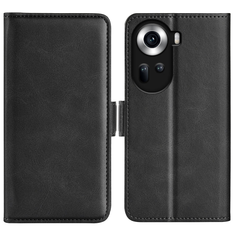 Dual-side Magnetic Buckle Horizontal Flip Leather Phone Case, For OPPO A3 Pro 5G China, For OPPO Reno11 F 5G, For OPPO Reno11 5G Global, For OPPO A38