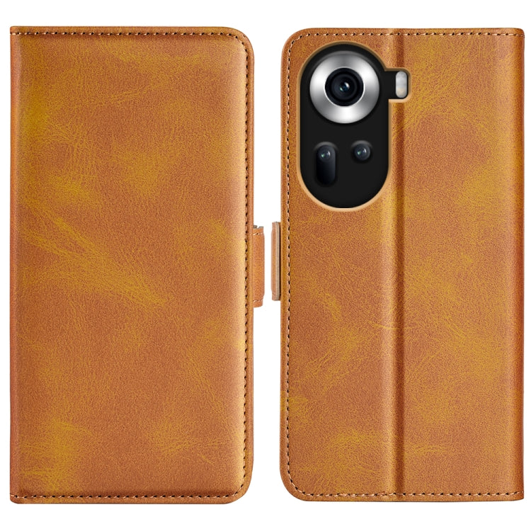 Dual-side Magnetic Buckle Horizontal Flip Leather Phone Case, For OPPO A3 Pro 5G China, For OPPO Reno11 F 5G, For OPPO Reno11 5G Global, For OPPO A38