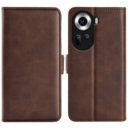 Dual-side Magnetic Buckle Horizontal Flip Leather Phone Case, For OPPO A3 Pro 5G China, For OPPO Reno11 F 5G, For OPPO Reno11 5G Global, For OPPO A38