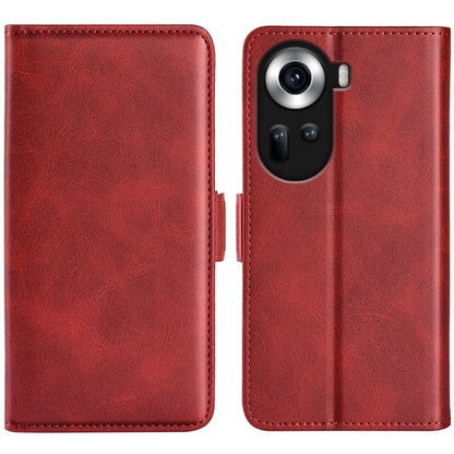 Dual-side Magnetic Buckle Horizontal Flip Leather Phone Case, For OPPO A3 Pro 5G China, For OPPO Reno11 F 5G, For OPPO Reno11 5G Global, For OPPO A38