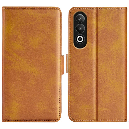 Dual-side Magnetic Buckle Horizontal Flip Leather Phone Case, For OPPO A3 Pro Global, For OPPO Reno12 Pro 5G Global, For OPPO Reno12 5G Global, For OPPO K12
