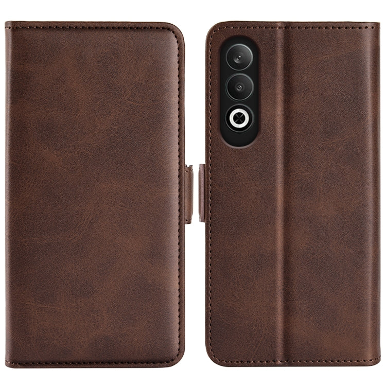 Dual-side Magnetic Buckle Horizontal Flip Leather Phone Case, For OPPO A3 Pro Global, For OPPO Reno12 Pro 5G Global, For OPPO Reno12 5G Global, For OPPO K12