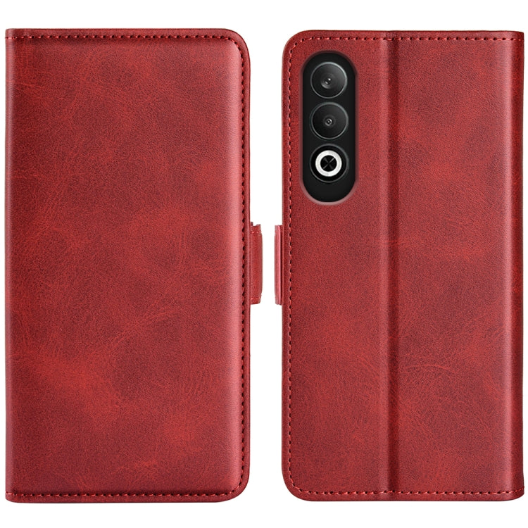 Dual-side Magnetic Buckle Horizontal Flip Leather Phone Case, For OPPO A3 Pro Global, For OPPO Reno12 Pro 5G Global, For OPPO Reno12 5G Global, For OPPO K12