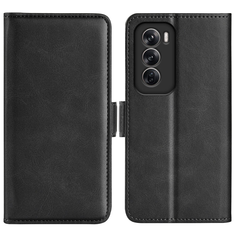 Dual-side Magnetic Buckle Horizontal Flip Leather Phone Case, For OPPO A3 Pro Global, For OPPO Reno12 Pro 5G Global, For OPPO Reno12 5G Global, For OPPO K12