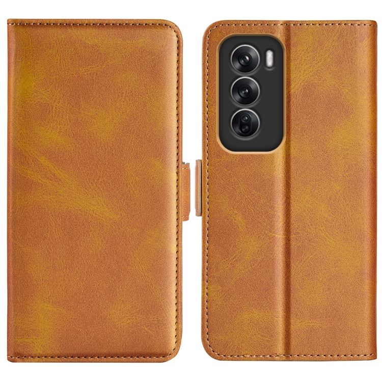 Dual-side Magnetic Buckle Horizontal Flip Leather Phone Case, For OPPO A3 Pro Global, For OPPO Reno12 Pro 5G Global, For OPPO Reno12 5G Global, For OPPO K12