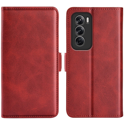 Dual-side Magnetic Buckle Horizontal Flip Leather Phone Case, For OPPO A3 Pro Global, For OPPO Reno12 Pro 5G Global, For OPPO Reno12 5G Global, For OPPO K12