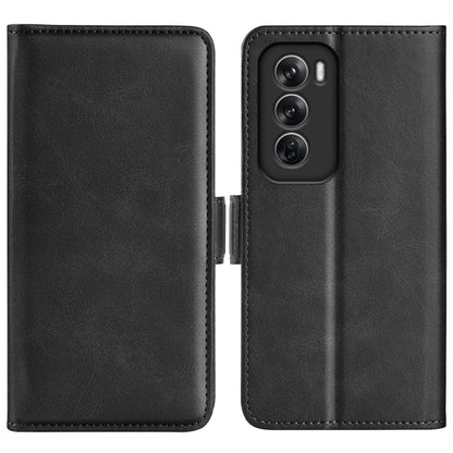 Dual-side Magnetic Buckle Horizontal Flip Leather Phone Case, For OPPO A3 Pro Global, For OPPO Reno12 Pro 5G Global, For OPPO Reno12 5G Global, For OPPO K12