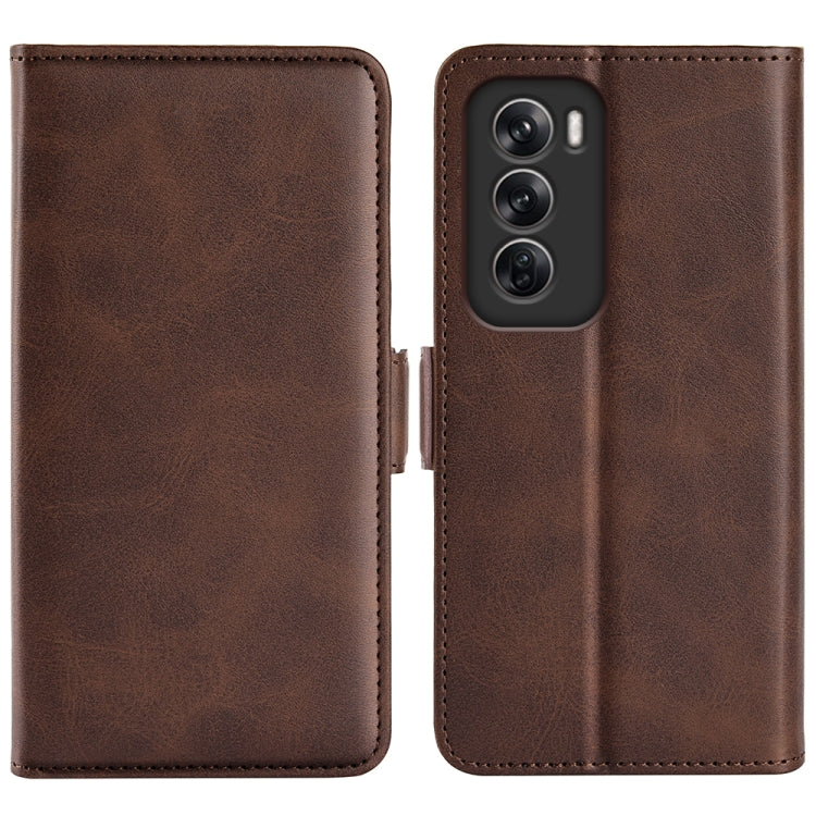 Dual-side Magnetic Buckle Horizontal Flip Leather Phone Case, For OPPO A3 Pro Global, For OPPO Reno12 Pro 5G Global, For OPPO Reno12 5G Global, For OPPO K12