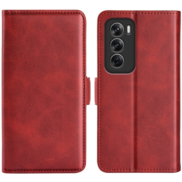Dual-side Magnetic Buckle Horizontal Flip Leather Phone Case, For OPPO A3 Pro Global, For OPPO Reno12 Pro 5G Global, For OPPO Reno12 5G Global, For OPPO K12