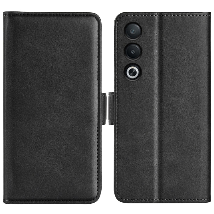 Dual-side Magnetic Buckle Horizontal Flip Leather Phone Case, For OPPO A3 Pro Global, For OPPO Reno12 Pro 5G Global, For OPPO Reno12 5G Global, For OPPO K12