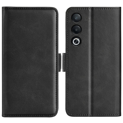 Dual-side Magnetic Buckle Horizontal Flip Leather Phone Case, For OPPO A3 Pro Global, For OPPO Reno12 Pro 5G Global, For OPPO Reno12 5G Global, For OPPO K12