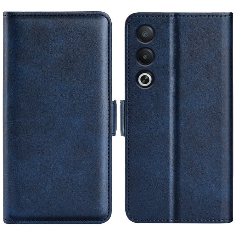 Dual-side Magnetic Buckle Horizontal Flip Leather Phone Case, For OPPO A3 Pro Global, For OPPO Reno12 Pro 5G Global, For OPPO Reno12 5G Global, For OPPO K12