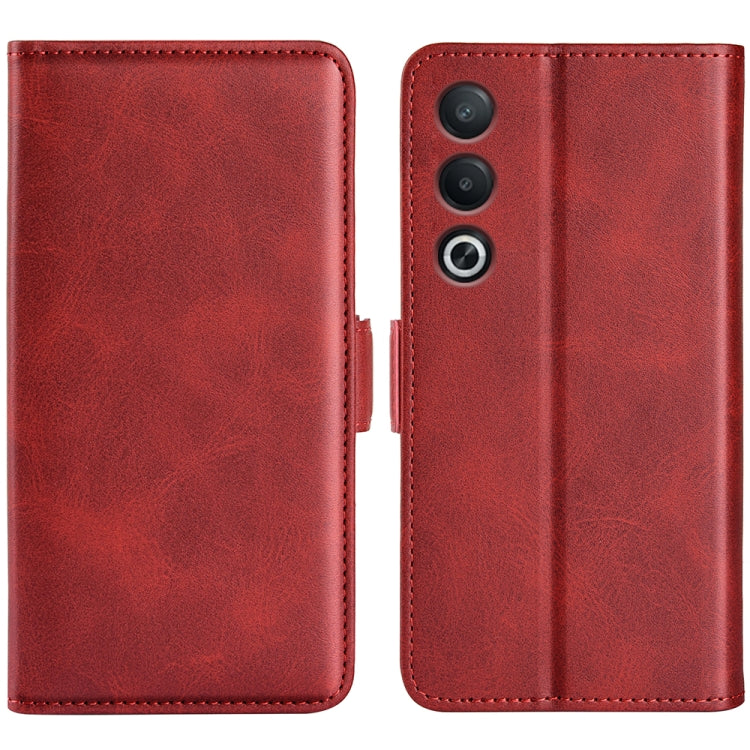 Dual-side Magnetic Buckle Horizontal Flip Leather Phone Case, For OPPO A3 Pro Global, For OPPO Reno12 Pro 5G Global, For OPPO Reno12 5G Global, For OPPO K12
