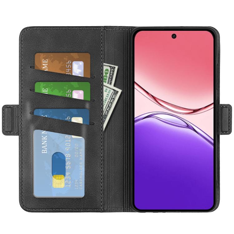 Dual-side Magnetic Buckle Horizontal Flip Leather Phone Case, For OPPO A5 Pro Global, For OPPO Reno13 Pro 5G, For OPPO Reno13 5G, For OPPO Reno13 F