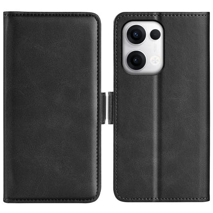Dual-side Magnetic Buckle Horizontal Flip Leather Phone Case, For OPPO A5 Pro Global, For OPPO Reno13 Pro 5G, For OPPO Reno13 5G, For OPPO Reno13 F