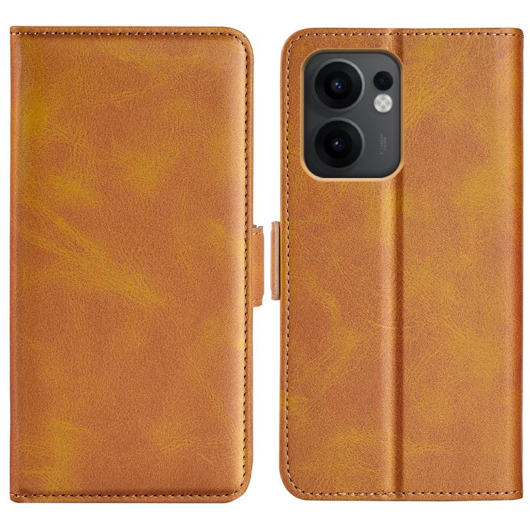 Dual-side Magnetic Buckle Horizontal Flip Leather Phone Case, For OPPO A5 Pro Global, For OPPO Reno13 Pro 5G, For OPPO Reno13 5G, For OPPO Reno13 F
