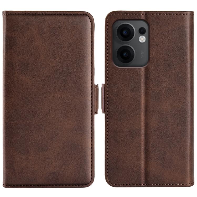 Dual-side Magnetic Buckle Horizontal Flip Leather Phone Case, For OPPO A5 Pro Global, For OPPO Reno13 Pro 5G, For OPPO Reno13 5G, For OPPO Reno13 F